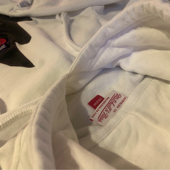 Mitchel & Ness Toronto Raptors White and Black Logo Pullover Hoodie Men Sz Small - Picture 13 of 13